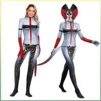 Avatar of Fire Ash Women Varang Cosplay Costume Jumpsuit Headgear Tails Set Clothing Female Halloween Carnival Party Outfits