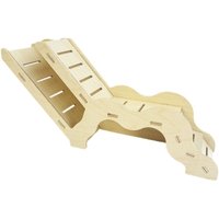 Wooden Hamster Shelter House Multi-functional Large Size Hamster Tunnel Landscape Equipment Pet Cage Furniture Small Pet Use