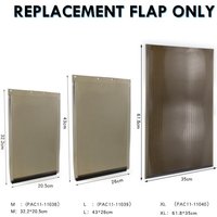 M - Extra Large Dog Pet Door Replacement Flap compatible with PAC11-11038/11038/11040 Most Energy Efficient Less Shrinkage BPA F