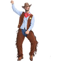 Halloween RolePlay Cowboy Pioneer Wild West Costume Men Matador Cowboy Costumes Adult Sheriff Cosplay Western Cowboy Set