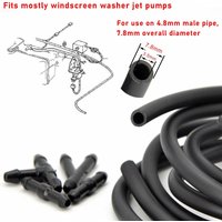Car Windshield Washer Hose Automotive Car Wiper Blade Pipe Windshield Jet Spray Wiper Nozzle Water Hose Fluid Tube 2M+18pcs