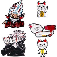 Anime Characters Enamel Brooches Badge on Backpack Lapel Pins For Clothing Fashion Jewelry Accessories Friend Gifts