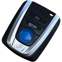 No Logo Smart Remote Key Shell Case for BMW i8 i3 FEM 3 Series/ 5 Series with Uncut Emergency Key Blade