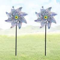 Anti Bird Laser Windmill Bird Repeller Windmill Pinwheels Reflective Bird Scare Deterrent Driving Windmill Garden Supplies