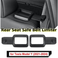 For Tesla Model Y HW4.0 2024 Rear Seat Safe Belt Guide Limiter Backseat Seatbelt Guide Holder ModelY 2021 2023 Car Accessories