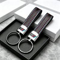 Metal Leather Car Key Chains Emblem Key Rings for BMW M E46 E90 E60 F30 F10 E39 F20 E36 E87 M3 M5 X1 X3 X5 X6 X7 Accessories