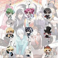 Servamp Anime Kuro Lily Jeje Hugh Acrylic Pendant Keychains Accessories Car Key Chain Key Ring Phone Bag Hanging Jewelry Gifts