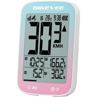 AliExpress Bikevee Type-C Rechargeable GPS Bike Computer Multilanguage Wireless Bicycle Odometer Speedometer Tracker with Auto Start/Stop/Backlight