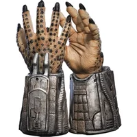 The Predator Cosplay Latex Gloves and Mask Halloween Movie Cosplay Party Costume Hands Accessory Realistic Claw Props