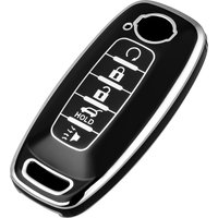 5 Button Key Fob Case Cover Holder for Nissan Altima Sentra Maxima Rogue Armada Pathfinder Smart Key Remote Case Shell Protector