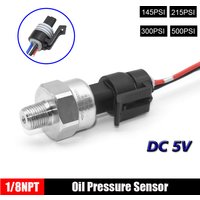 Customized 145Psi / 215Psi/ 300Psi/500Psi Oil Pressure Transducer Transmitter Sensor DC 5V 1/8NPT For Gas Oil Pressure Sensor