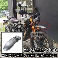 FOR Triumph Scrambler400X Motorcycle High Mud Tile Modified Climber Off-Road Fender Front Fork Guard Modification Accessories