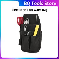 Multiple Pockets Portable Electrician Tool Waist Bag Hardware Tools Pouch Bag Made Of 600D Polyester