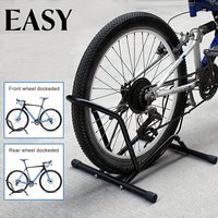 Universal Black Bicycle frame Mountain Bike Parking Rack Display Rack Support frame For 16-29 inch Front And Rear Wheels