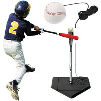 Baseball Batting Trainer with Elastic Rope Hitting Practice Equipment Baseball & Softball Training Aid for Baseball and Softball