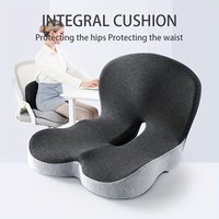 Ergonomic seat cushion with back support soft supportive and machine washable office chair cushion for home office use