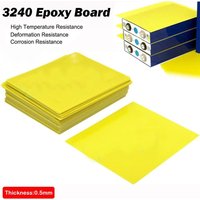 New 3240 Epoxy Board High Temperature Resistant Yellow Circuit Insulation Board Epoxy Plate Battery
