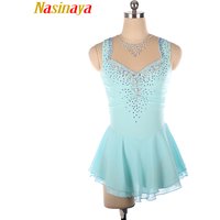 Figure Skating Performance Costume Professional Custom Hot Diamond Dress Children'S Skating Training Performance Uniform