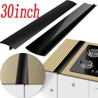 Stove Counter Gap Cover T-shaped Silicone Rubber Strip Gas Stove Protector Cleaning Pad Oil Dust Seal Cooker Cover
