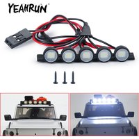 YEAHRUN Bright Roof Led Light Kit Lamp Bar for Axial SCX24 AXI00006 Bronco 1/24 RC Crawler Car Model Parts Accessories