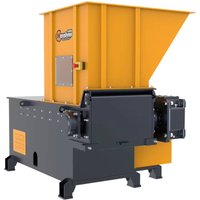 Industrial Waste Recycling Crusher| 22kw Single Shaft Shredder For Plastic, Wood And Paper Tree Branch And Root Crusher