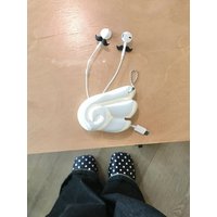 Angel Wing Wired Earphone Organizer 3D Printed High Aesthetic Korean Style INS Wind Cable Collector Bag Pendant