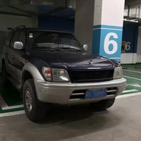 For Toyota Land Cruiser Prado LC90 FJ95 2700 3400 1996--2002 Year Racing Grille Grill Body Kit Accessories FRP Matte Black