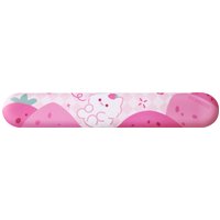 YUNZII Pink Meow Ergonomic Cute Keyboard Wrist Rest with Slip Resistant PU Base for Office Gaming Computer Typing Pain Relief
