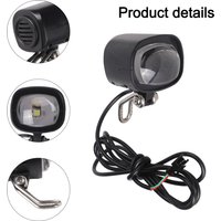Electric Bike LED Headlight Offering Bright Illumination with a Reliable Waterproof Feature for All Riding Conditions