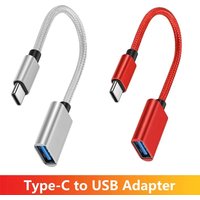 OTG Type C Cable TYPE-C Male To USB Female Adapter Cable USB to USB C Cable OTG Cable Converter For Macbook Huawei Xiaomi Laptop