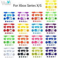 YuXi Full Set Buttons Kit For Xbox Series X S Controller RB LB Bumper RT LT Trigger Buttons ABXY Dpad Key