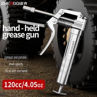 120cc Manual Grease Gun Car Mounted Fuel Dispenser with Oil Pipe High-Pressure Fuel Dispenser Car Maintenance Manual Tool