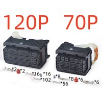 70 Pin 120 Pin Auto Connectors Computer board ECU harness Plug 34853-0121 34854-1105 For Renault Peugeot 508 408 308 Citroen C4