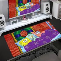 New Premium SpongeBob SquarePants Mouse Mat Patrick Star Cartoon Girl Desk Mat Office Computer Keyboard Mat Non-slip Table Mat
