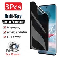 3Pcs Privacy Hydrogel Film For Xiaomi 17 15T Redmi Note 15 Pro A5 13X K90 15C 15R Screen Protector Without Fingerprint Unlocking