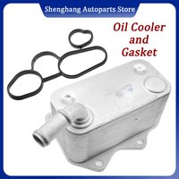 Oil Cooler Radiator 06D117021C For VW Eos Jetta Passat Golf Audi A3 A4 TT Seat Toledo Leon Altea Exeo Skoda Octavia 2.0 TFSI