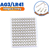 High Capacity Lithium 3V Button Cell Battery Long Lasting CR2032 CR2025 AG4 AG10 AG13 for Watch Scale Car Key Industrial Bulk