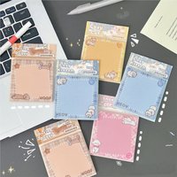 60 Sheets Kawaii Cartoon Animal Sticky Note Cute Post Memo Pads Student School Office Stationery DIY Decorate Message Notes Book