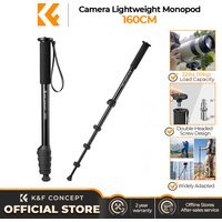 K&F CONCEPT 63'' Camera Monopod 5-Section Height Aluminum Monopod Lightweight Portable Cameras Accessories For Nikon Canon Leica