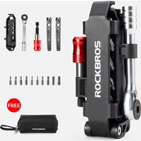 AliExpress ROCKBROS Portable Ratchet Wrench Kit Multifunction Bicycle Tools 14 In 1 Multitool Set Tyre Lever MTB Road Bike Gadgets