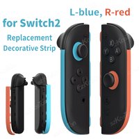For Switch 2 Controller Replacement Decorative Strips Easy Install ABS Skin For NS Switch2 Gaming Accessories