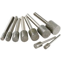 Tête de meulage à tige de 3/6mm pour la sculpture sur pierre précieuse rotative Dremel, 3mm-20mm