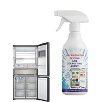 Multi-Purpose Freezer Defrost Spray Fast-Acting Frost Removel 120ml Refrigerator Ice Remover Spray for Fridge Window Windshield