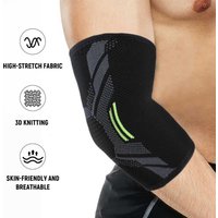 1pc Nylon Elbow Compression Sleeve, Elastic Tennis Elbow Braces For Tendonitis, Arm Supports Golfer Elbow Support