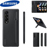 Original Samsung Galaxy Z Fold 4 With Pen Case, Cover For Samsung Z Fold4 5G Silicone S pen Protective cases, EF-OF93P