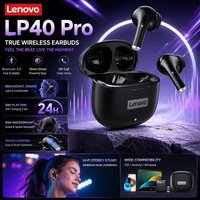 Original Lenovo LP40 Pro Unique Lightweight Half In-ear Earphones Bluetooth 5.3 Stable Connection Low Delay Gaming Headset HD C
