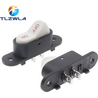 5PCS KCD1 Rocker Switch 6A 250V AC 2Pin OFF/ON Electric Rice Cooker Switch 10A 125V Used For Electric Frying Pans