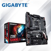 New GIGABYTE Z390 GAMING X LGA1151 Motherboard DDR4 Intel i9 i7 i5 i3 CPU Intel Z390 Gaming Placa-mãe 1151 Intel LAN M.2 ATX