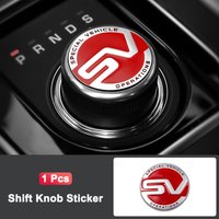 For Jaguar X S F XF XE XJ XK XEL XFL XJL XJ6 XJS XKR XFR F-Type F-Pace Car Interior Gear Console Cover Emblem Stickers Accessory