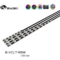 20cm Replace LED RGB Strip only for Bykski CPU/GPU Water Block Modify/12V RGB 4PIN or 5V RBW 3PIN Header to AURA SYNC/B-VCLT-RBW